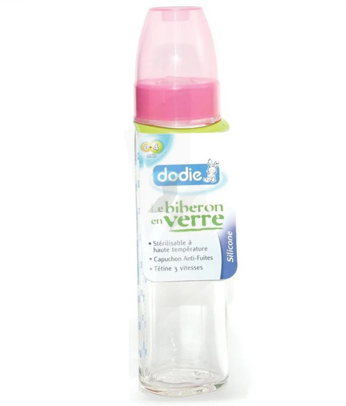 DODIE BIB EN VERRE 240 ML TETINE 1ER AGE - Image 1