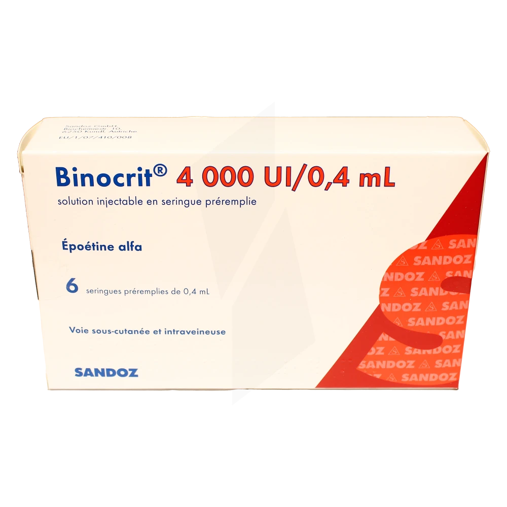 BINOCRITE 4000 UI/6 SERINGUES - Image 1