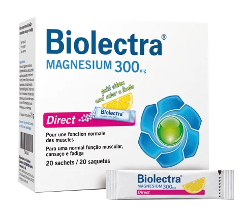 BIOLECTRA MAGNESIUM 300 MG DIRECT SACHETS X 20