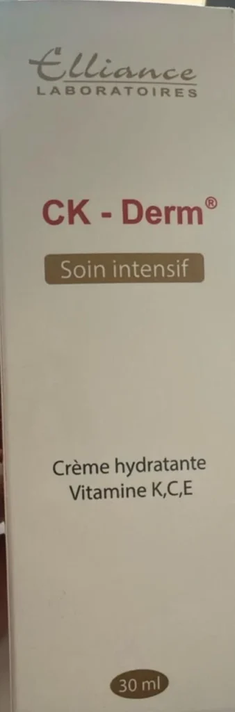 ELLIANCE CK-DERM SOIN INTENSIF CREME HYDRATANTE 30 ML