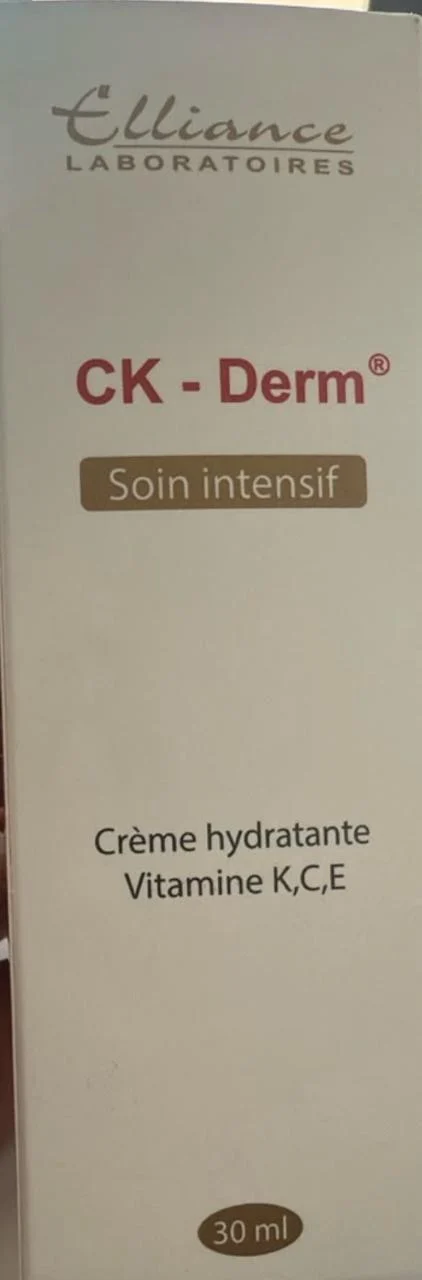 ELLIANCE CK-DERM SOIN INTENSIF CREME HYDRATANTE 30 ML - Image 1