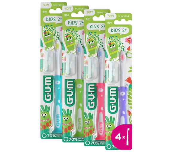 TROUSSE GUM KIDS 2-6 ANS (BAD 901+DENTIFRICE KIDS 2-6)