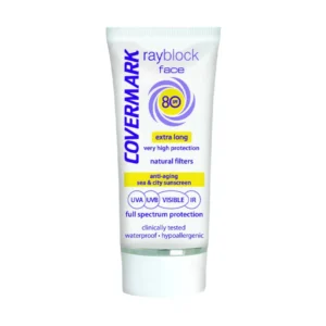 COVERMARK RAYBLOCK FACE SFP 80 EXTRA LONG INVISIBLE 50ML NATURAL FILTERS