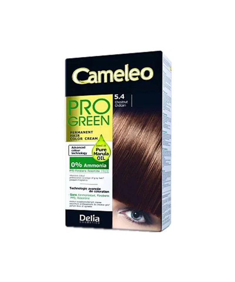 DELIA CAMELEO COLORATION PRO GREEN CHEVEUX 5.4 CHATIN - Image 1