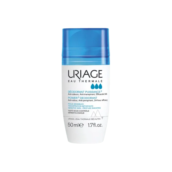 DEODORANT PUISSANCE ROLL-ON 50 ML ANTI OUDEUR ET ANTITRANSPIRANT URIAGE