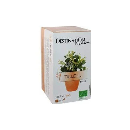 TISANE DESTINATION INFUSION TILLEUL BIO 20X1.4GR