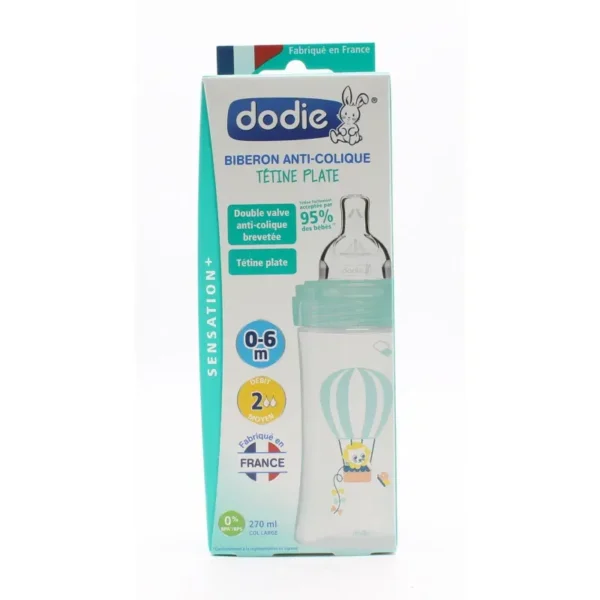 DODIE BIB COL ETROIT 330 ML VERT JEUX