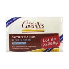 ROGE CAVAILLES SAVON PARFUME FLEURE DE COTON  250 GR X 2
