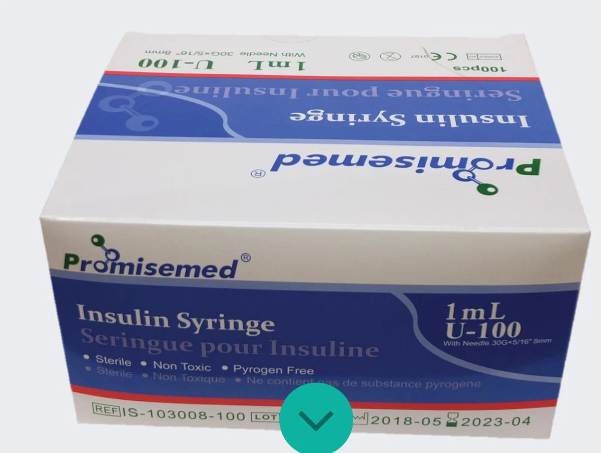 SERINGUE INSULINE DISPOSABLE PROMISEMED 1ML - Image 1
