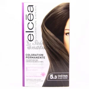 COLORATION ELCEA N°5.3 CHATAIN CLAIR DORE SANS AMONIAQUE SANS PARABEN