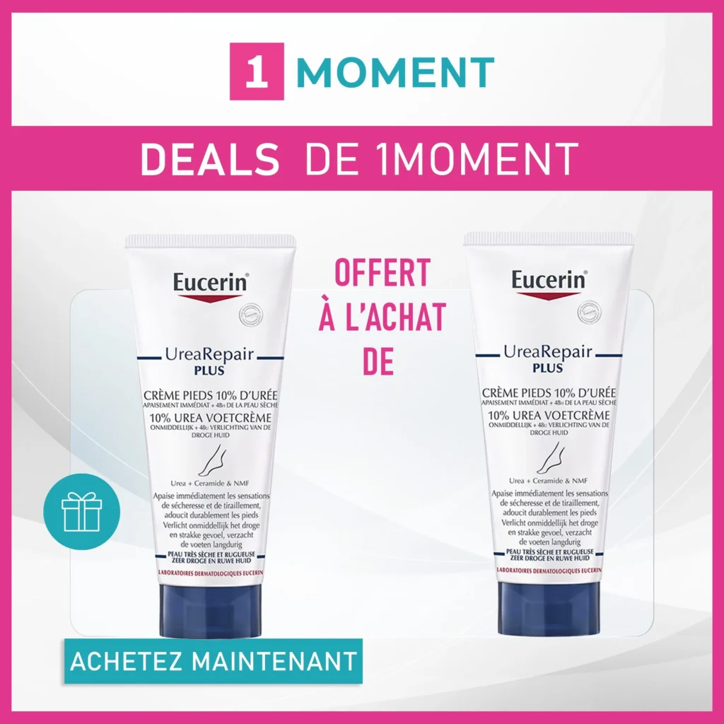 EUCERIN CREME PIED 10% D'UREE + CREME PIED OFFERTE
