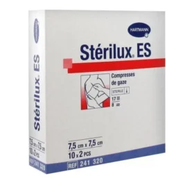 COMPRESSE STERILUX 7.5X7.5CM X 20 STE 241320
