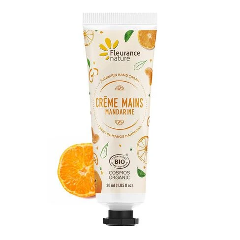 FLEURANCE NATURE CREME MAINS A LA MANDARINE