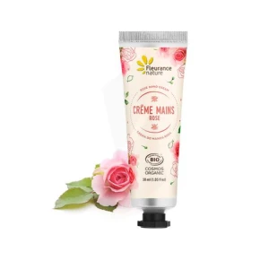 FLEURANCE NATURE CREME MAINS A LA ROSE