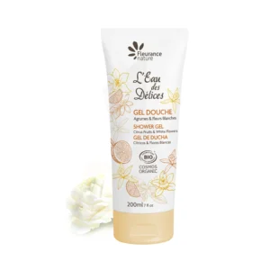 FLEURANCE NATURE GEL DOUCHE PARFUMÉ À L'EAU DES DÉLICES AGRUMES & FLEURS BLANCHES 200 ML