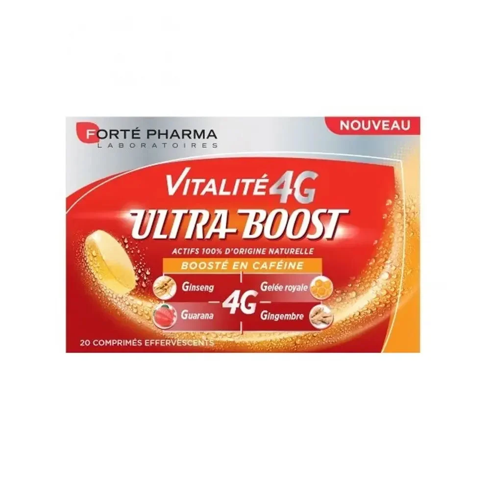 VITALITE 4G ULTRA BOOSTER 4G X 20 COMPRIMES FORTE PHARMA **** - Image 1