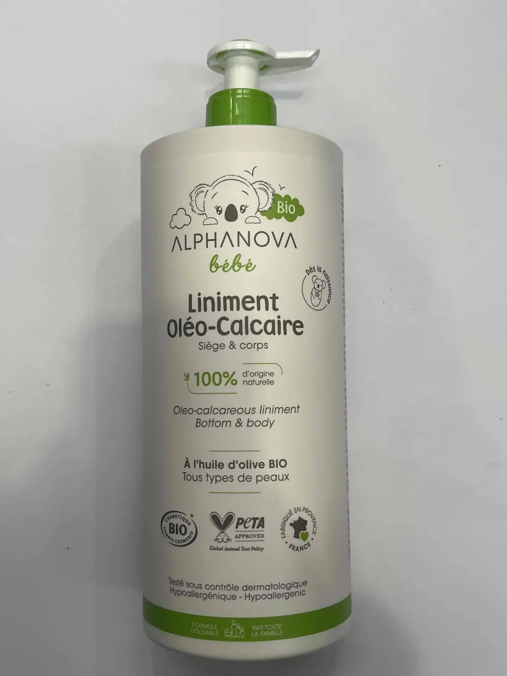 LINIMENT NATUREL A TA SANTE 500 ML SANS POMPE - Image 1