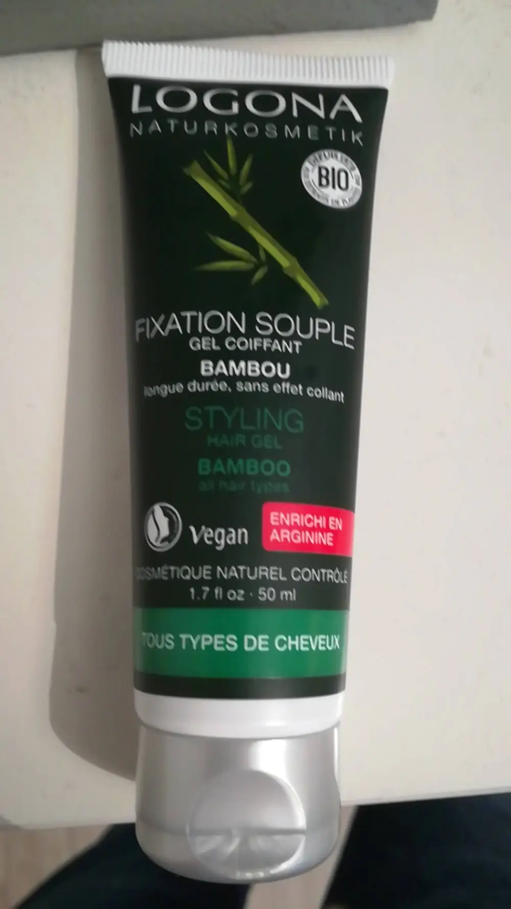 LOGONA GEL COIFFANT BAMBOU 50 ML - Image 1