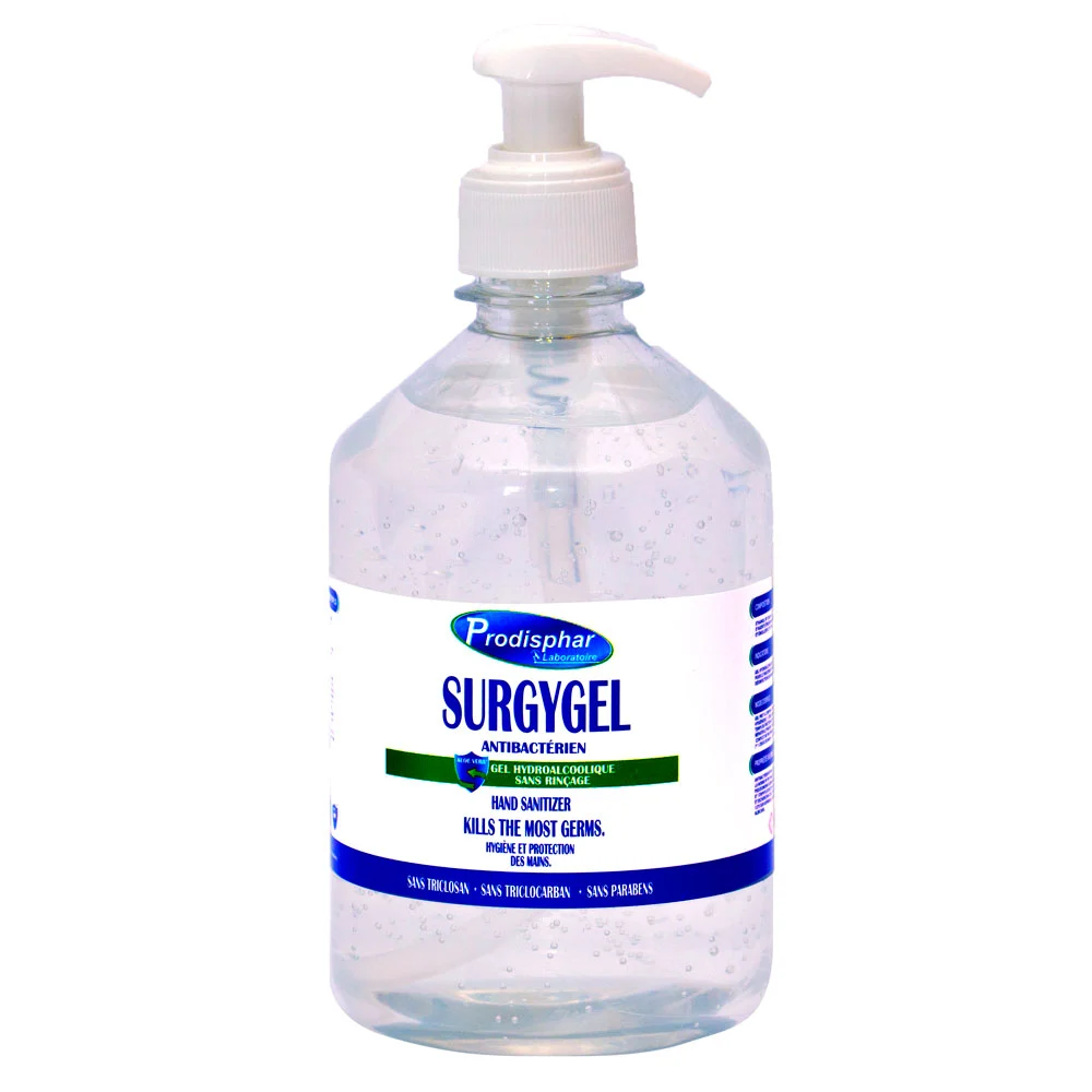 GEL MAIN ANTI BACTERIEN HYDRO ALCOLIQUE 500 ML PRODISPHAR - Image 1