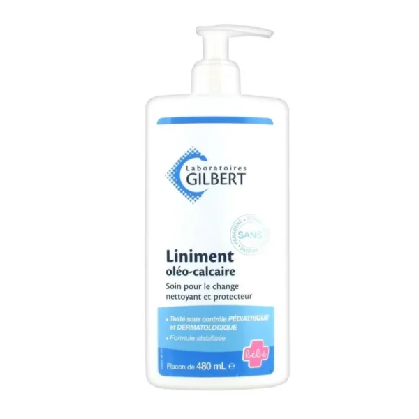 LINIMENT LINIDERM OLEO CALCAIRES 480 ML SANS POMPE GILBRT ******