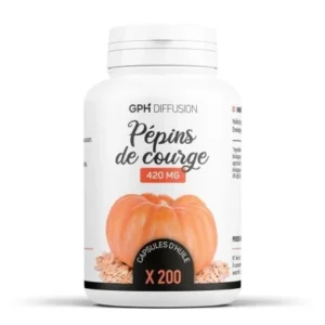 PEPINS DE CURGE 60 CAPSULES 420 MG