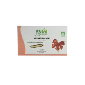 VIGNE ROUGE 20 AMPOULES GPH