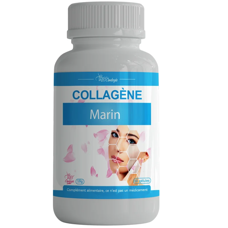 COLLAGENE MARIN H2O CAMBOGIA 60 GELULES SEVENMEDIC - Image 1