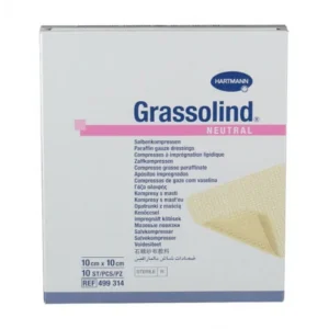 PANSEMENT A VASELINE  20 X 20CM X 10  GRASSOLIND