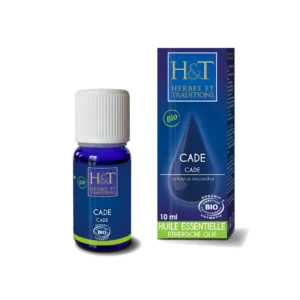 HUILE ESSENTIELLE HERBES & TRADITIONS CADE DE BOIS  BIO