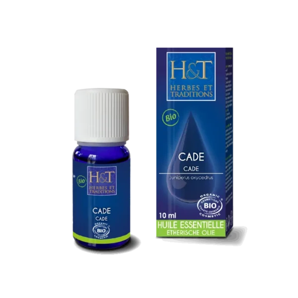 HUILE ESSENTIELLE HERBES & TRADITIONS CADE DE BOIS  BIO