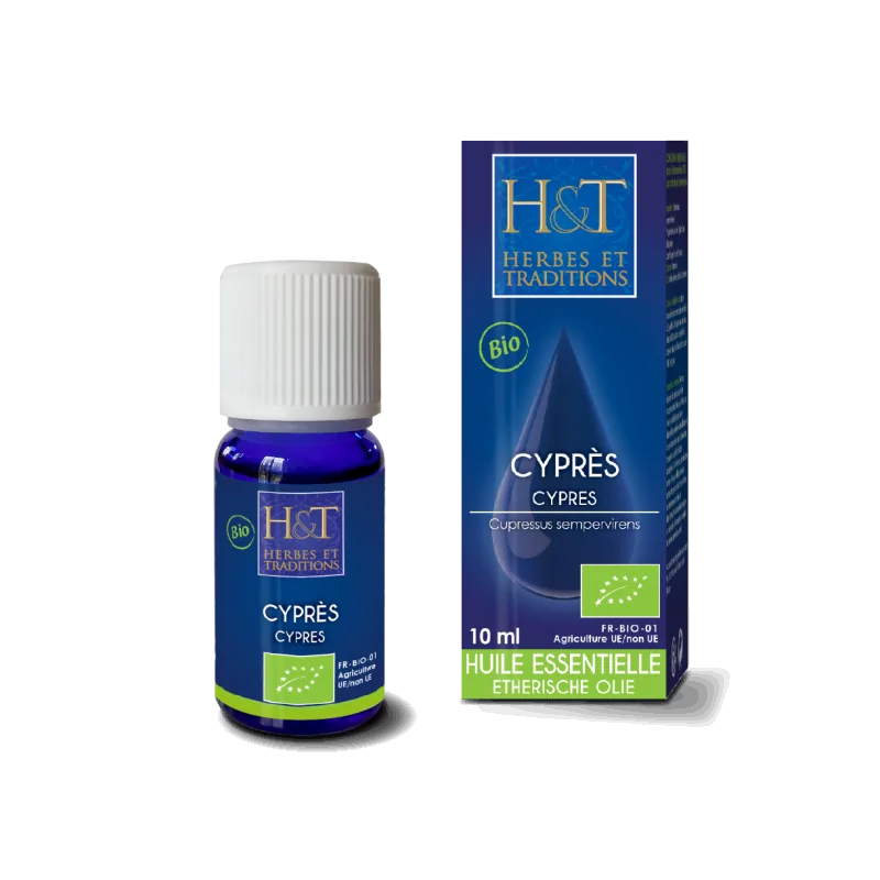 HUILE ESSENTIELLE HERBES & TRADITIONS CYPRES BIO - Image 1