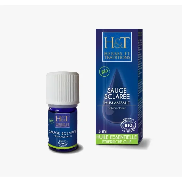 HUILE ESSENTIELLE HERBES & TRADITIONS SAUGE SCLAREE BIO
