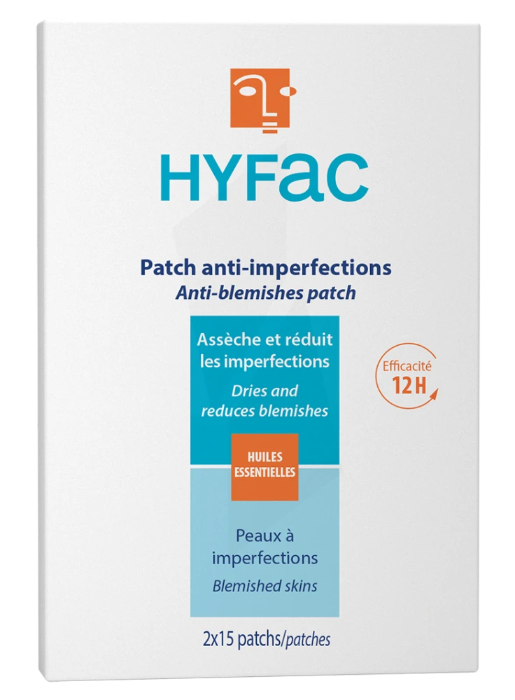 HYFAC FEMME PATCHS ANTI IMPERFECTIONS  X 2 PATCHS - Image 1