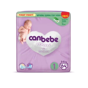 COUCHE BEBE MINI 2-5KG X 48 TAILLE 1 CANBEBE
