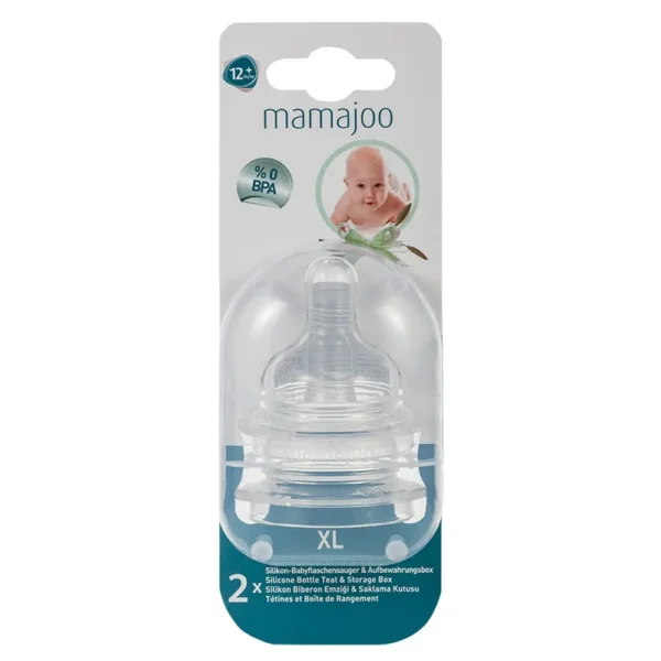 MAMAJOO TETINE SILICONE + 12 MOIS XL X 2 /1073
