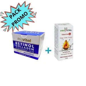 CREME RETINOL COLLAGENE + VITAMINE E ANTI AGE PACK PROVITAL