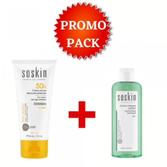SOSKIN ECRAN INVISIBLE SPF50+ RICHE + GEL NET