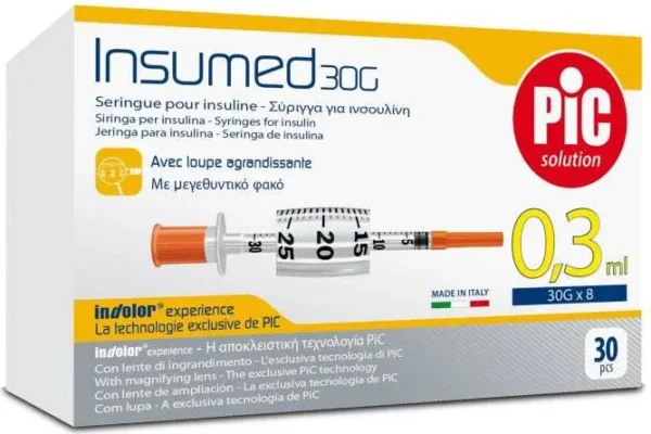 SERINGUE INSULINE INDOLOR  0.5 ML