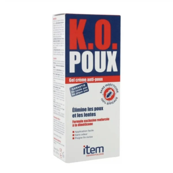 ITEM K.O POUX GEL CREME ANTI-POUX