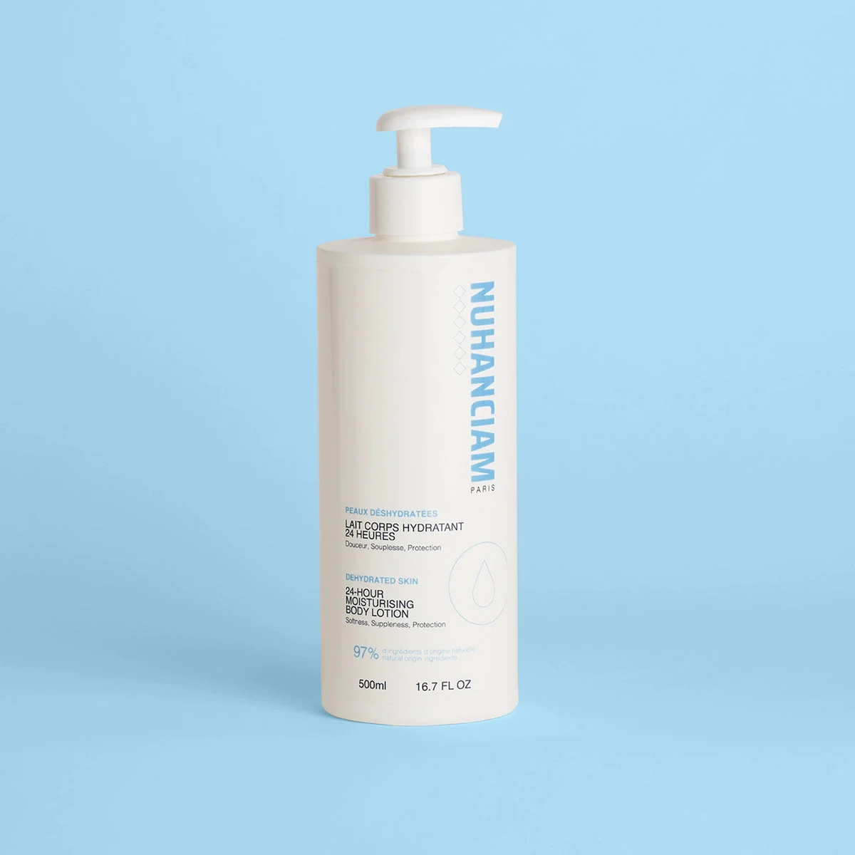 NUHANCIAM LAIT CORPS ECLAIRCISSANT HYDRATANT 24 HEURES 500 ML - Image 1