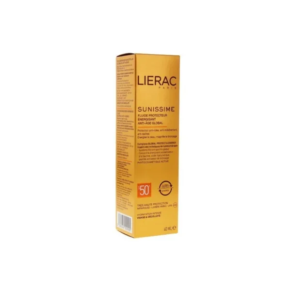 SUNISSIME ECRAN FLUIDE PROTECTEUR ENERGISANT SPF 50 40 ML ANTI AGE