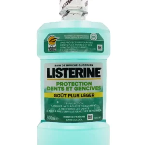 LISTERINE BAIN DE BOUCHE PROTECTION GOUT LEGERE 500 ML VERT
