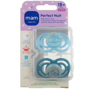 MAM SUCETTES NIGHT 0-6 MOIS