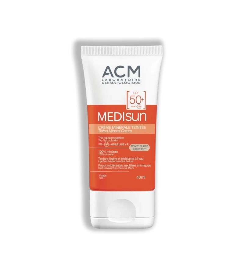 MEDISUN ECRAN MINERAL TEINT CLAIRE SPF  50+ 40 ML - Image 1