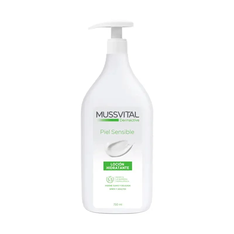 MUSSVITAL DERMACTIVE LOTION EMOLIANTE PEAU SENSIBLE 1L - Image 1