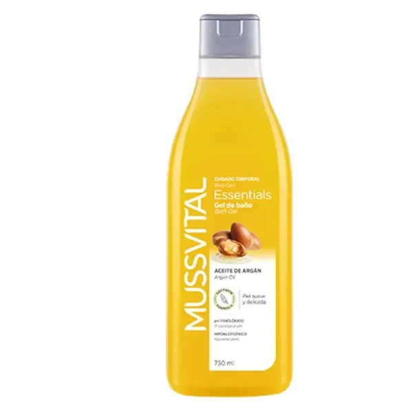 MUSSVITAL ESSENTIALS GEL DOUCHE ARGAN 750 ML
