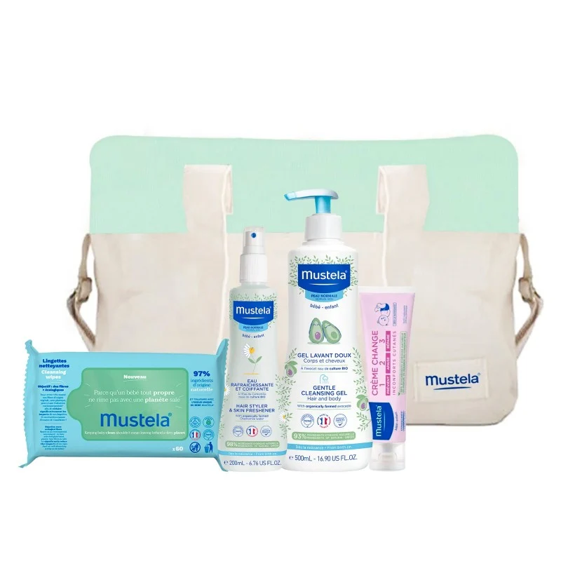 PROMO MUSTELA (EAU RAFRIC + CR CHANGE 100 ML + LINGETTES 60 + SHP + SAVON ) - Image 1