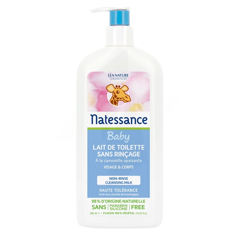 NATESSANCE LAIT DE TOILETTE SANS RINCAGE - Image 1