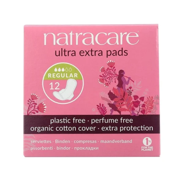 SERVIETTE NATRACARE ULTRA EXTRA NORMAL REGULAR 12 U