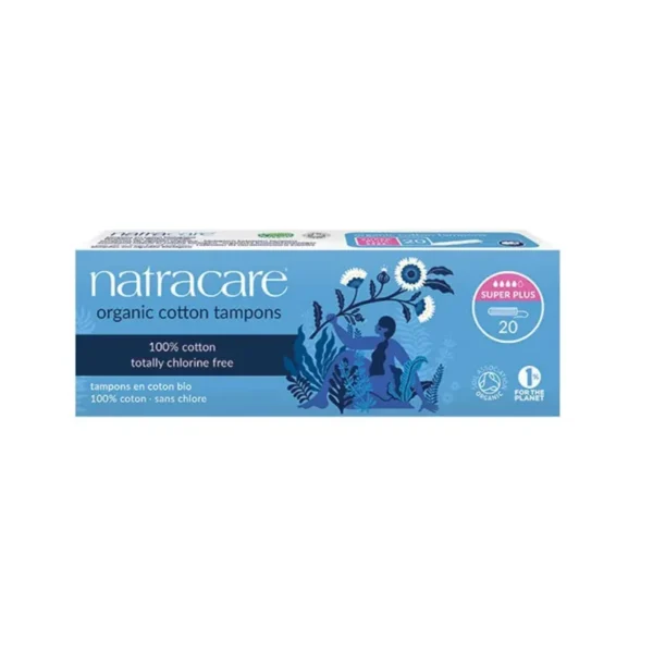 TAMPONS NATRACARE SANS APPLICATEUR SUPER PLUS 20